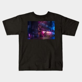 Tokyo Retro Future Vibes retrowave synthwave vibe Kids T-Shirt